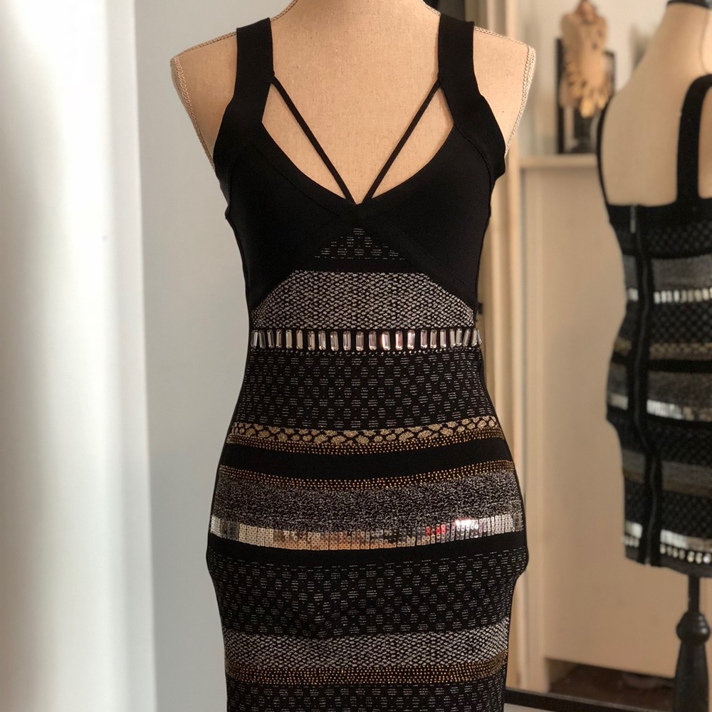 Marciano Textured Contour Dress